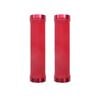 Trigram Lock-on Bike Grips Kraton Rubber 130mm with 2 side lock rings Red