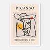 Galrie Picasso's Les Dejeuners Dessins - Iconic Modernist Art Print for Home Decor, White Frame, A1 60 x 84cm (23 x 33inch)