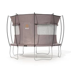VULY Ultra 2 Large 13ft Trampoline with Enclosure - Round Kids Trampolines Bundle With Tent Wall and Shade Cover