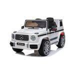 Mercedes Benz AMG G63 Licensed Kids Ride On Electric Car Remote Control by Kahuna - White