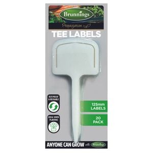 Brunnings 125mm Tee Plant Labels - 20 Pack