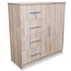 vidaXL Sideboard Home Organiser Drawer Cabinet Storage