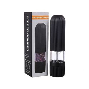 SplendidLiving Single Pack Electric Salt & Pepper Grinder Mills Shakers Black