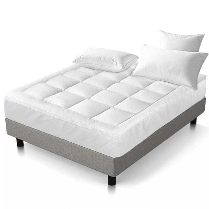 Giselle 5cm Bamboo Pillowtop Topper 1000gsm Queen