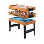 Costway 3-in-1 Combo Game Table Set w/Air Hockey/Billiard/Foosball