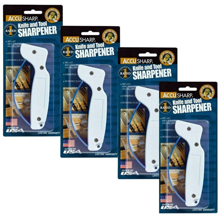 Accusharp Original 47ks Sharpener Tungsten Carbide Blades 001c | 4 Pack
