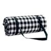 Provecta 2 m x 2 m Large Picnic Blanket Black