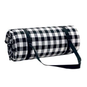 Provecta 2 m x 2 m Large Picnic Blanket Black