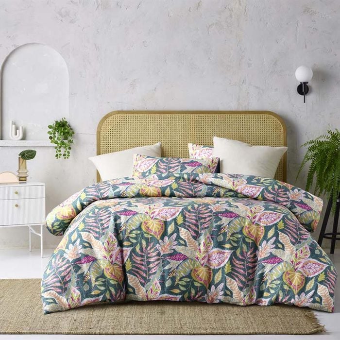 Carmila Linen Cotton Printed Quilt Cover Set