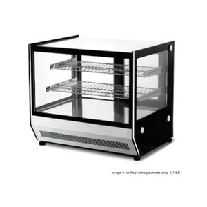 Bonvue Counter Top Square Glass Hot Food Display  - Countertop Hot Food Displays (gn-660hrt)