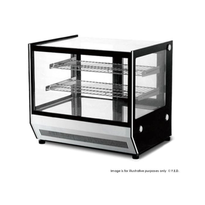 Bonvue Counter Top Square Glass Hot Food Display  - Countertop Hot Food Displays (gn-660hrt)
