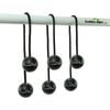 Vivere Ladder Golf Hard Bolas (3 pack) - Black - Replacement or additional bolas