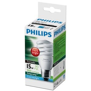 Philips Spiral E27 CFL 900Lm Cool Daylight 15W Globe