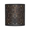 Verve Design 19cm Black And Gold Floral Laser-Cut Lamp Shade