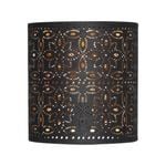 Verve Design 19cm Black And Gold Floral Laser-Cut Lamp Shade