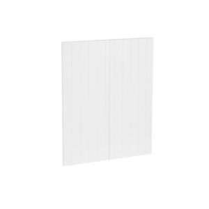 Kaboodle Macaroon V-Groove Corner Wall Cabinet Doors - 2 Pack