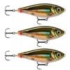 3x Rapala 14cm X Rap Haku Slow Sinking Glidebait Fishing Lures - Smelt On Beach