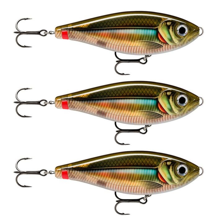 3x Rapala 14cm X Rap Haku Slow Sinking Glidebait Fishing Lures - Smelt On Beach