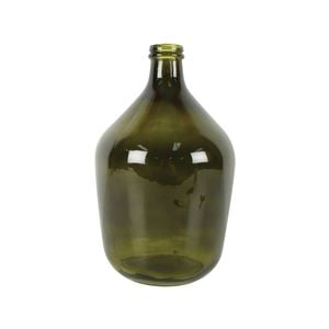 Maine & Crawford Burch Bottle Neck 38x23cm Glass Vase - Green