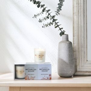2 Pack Candles - Pear & Bergamot/freesia & Tea 26x8x7cm Green Botanical House