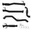 Ignite Exhausts Turbo Back For Isuzu D-max 3l 3" Cat & Hotdog Black Aluminised Steel