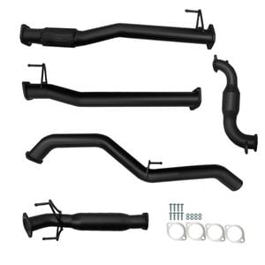 Ignite Exhausts Turbo Back For Isuzu D-max 3l 3" Cat & Hotdog Black Aluminised Steel