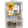 Macsim 300 Piece Assorted Yellow Zinc Stitching And Cabinet Screws