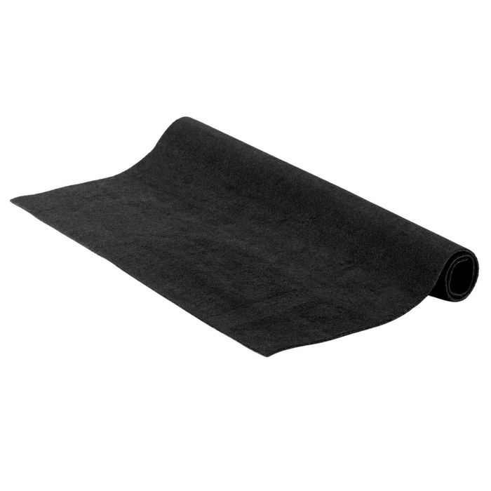Kenova 1 x 1m Black Accent Floor Protection Carpet Square Roll