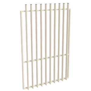 ProtectorAl 800-1200W x 1800H Surfmist Aluminium Radiator Pool Gate