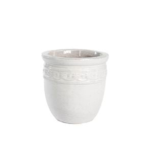Northcote Pottery 52cm White Studded Pot