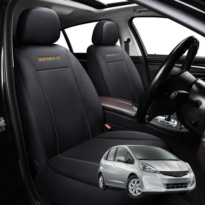 Car Seat Cover for Honda Jazz 2008 2014 (FIT GE/GG) Black
