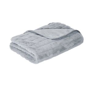 J.Elliot Baw Baw Plush Throw Grey