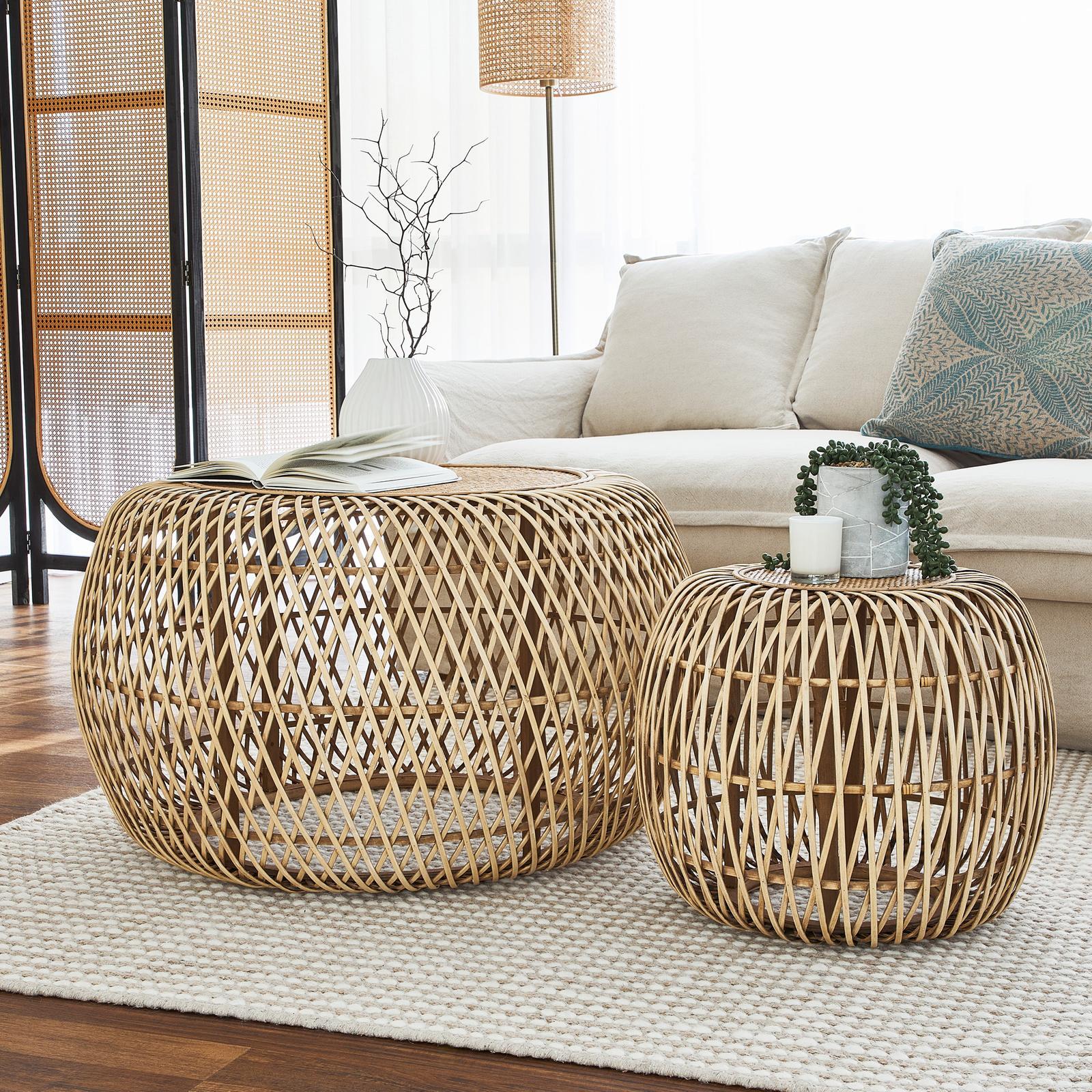 Cooper Co. Havana Set Of 2 Coffee Tables Natural Bunnings Australia