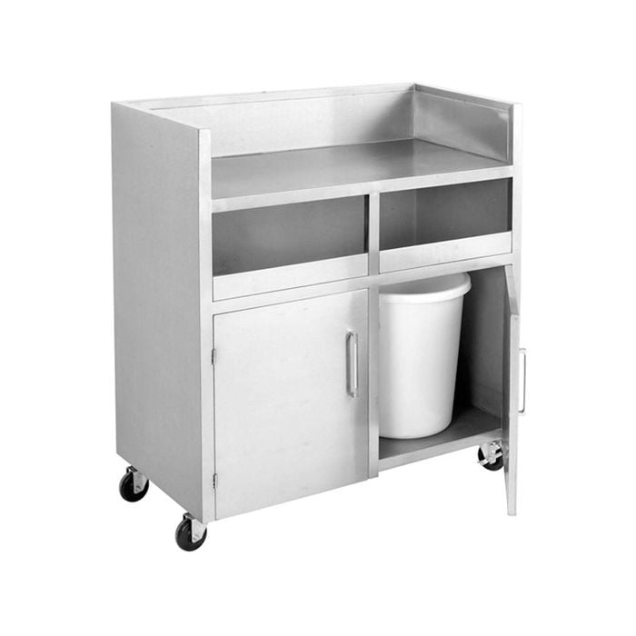 Modular Systems Double Bin Mobile Station - 1180mm W x 550mm D x 1260mm H