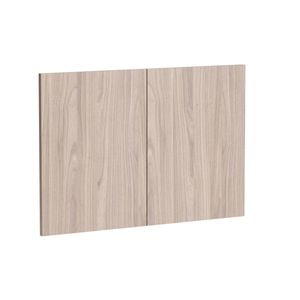 Kaboodle 900mm Silver Ash Modern Rangehood Doors - 2 Pack
