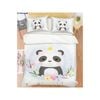 3D Cartoon Panda Petals 87 Bed Pillowcases Quilt Queen Size