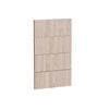 Kaboodle 450mm Silver Ash Modern 4 Drawer Panels
