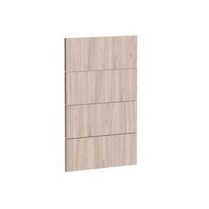 Kaboodle 450mm Silver Ash Modern 4 Drawer Panels