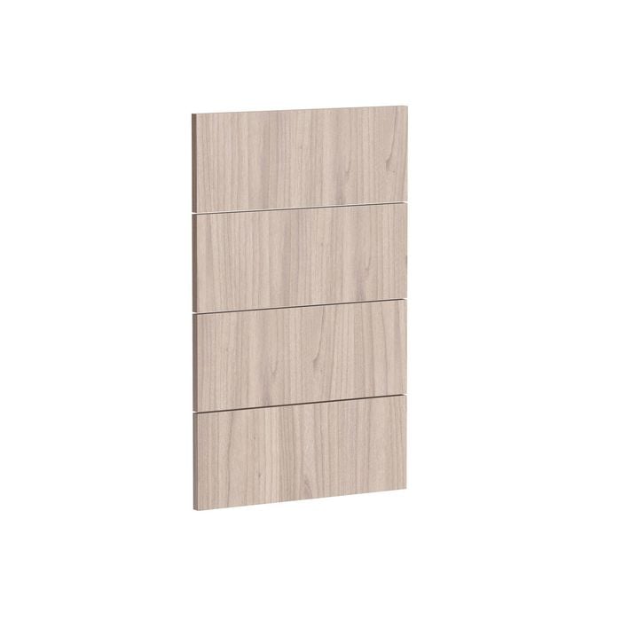 Kaboodle 450mm Silver Ash Modern 4 Drawer Panels