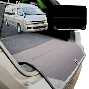 Rear Cargo Boot Bumper Protector for Toyota Hiace Van 2005 - 2018 (Crew) - XL (98 x 55) - Black