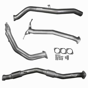 Ignite Exhausts Turbo Back For Nissan D22 Navara 3l 3" Cat & Pipe Only Raw Aluminised Steel