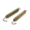 XYT World 2Pcs Exhaust Spring Pipe Muffler 83mm Black Fit For Honda Scooter Motorcycle Steel