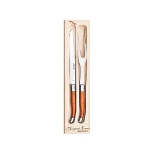 Laguiole Jean Neron Carving Set - Orange