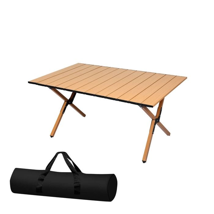 Levede 90CM Fodable Camping Table - Bunnings Australia