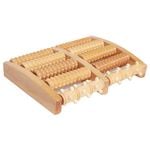 Liven Zen Portable 10 Roller Wooden Foot Massager
