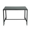 Foret Computer Desk Office Pc Laptop Table Study Workstation Home Black Metal