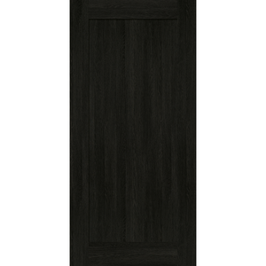 inBuilt Shaker Barn Door 25mm 2100x 1000mm Black Bordeaux