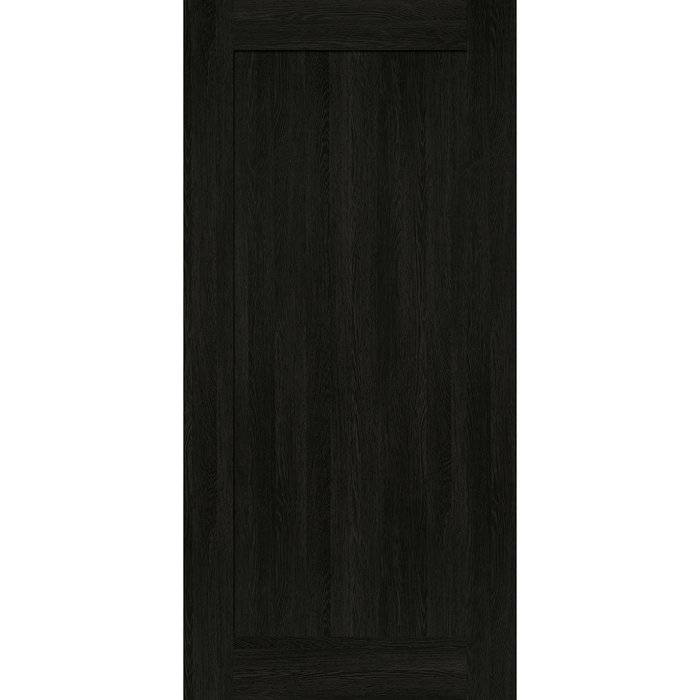 inBuilt Shaker Barn Door 25mm 2100x 1000mm Black Bordeaux