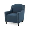 Camden Dark Blue Fabric ArmChair