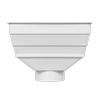 Rain Harvesting 90/100mm Leaf Catcha Rectangle Rain Head